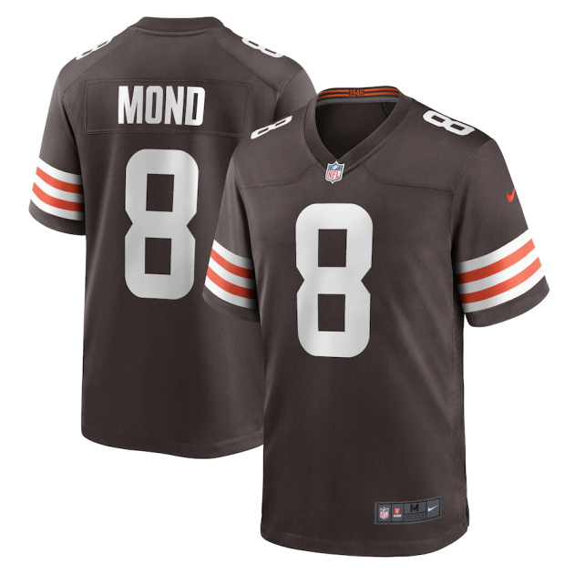 mens nike kellen mond brown cleveland browns game player jersey